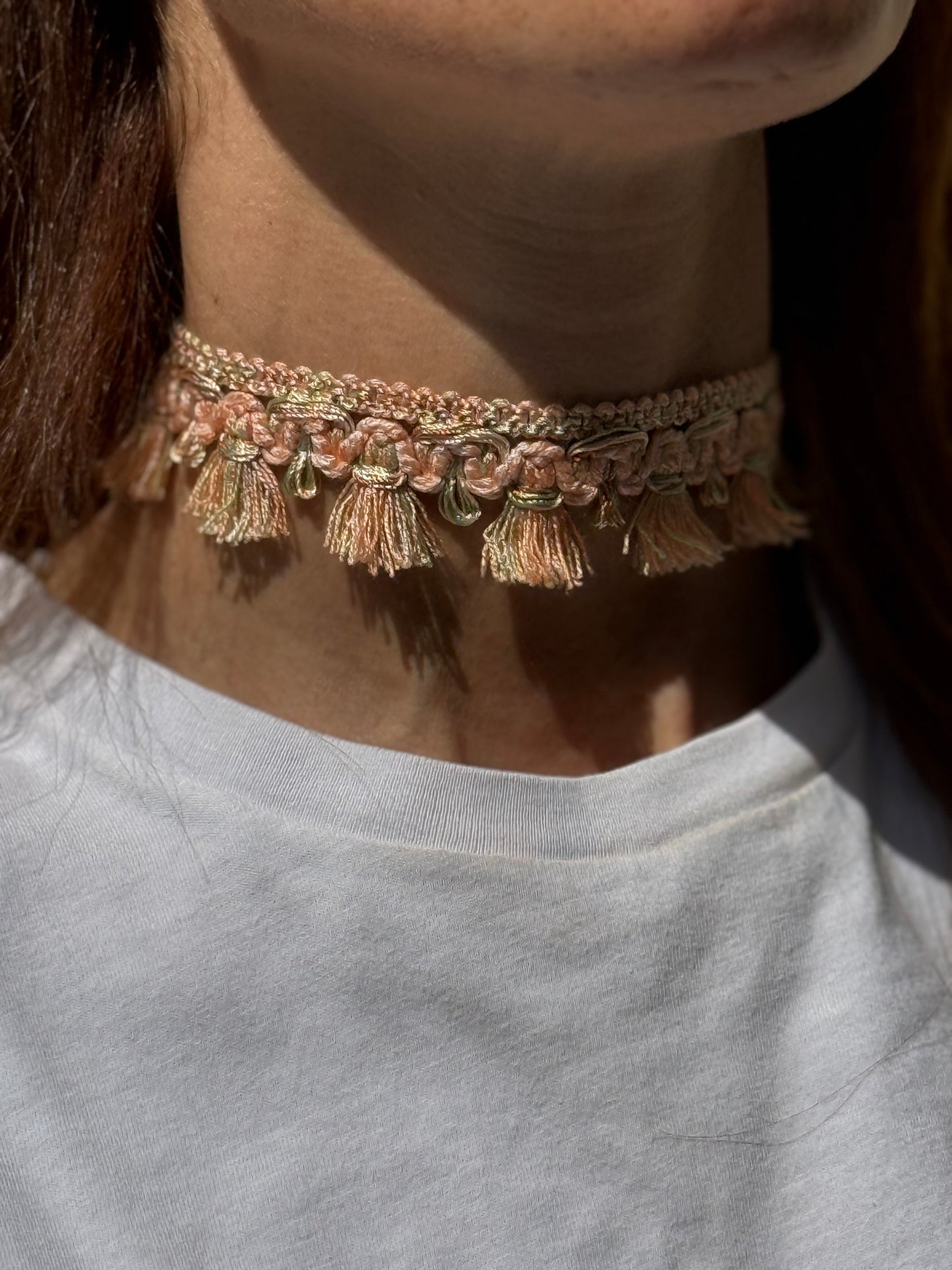 Choker Nappina arancione